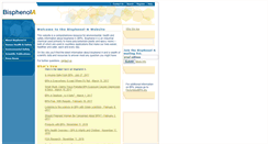 Desktop Screenshot of bisphenol-a.org